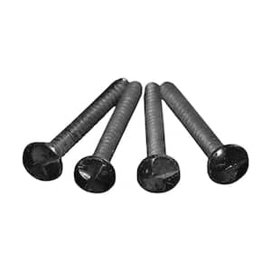 3 in. One-Way Screws for Window Bar (4-Pack)