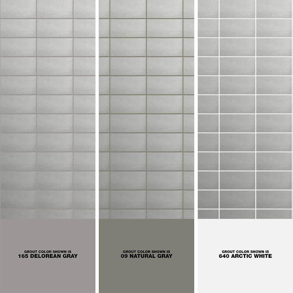 Light Gray 12x24 Matte Porcelain Tile with Stone Look