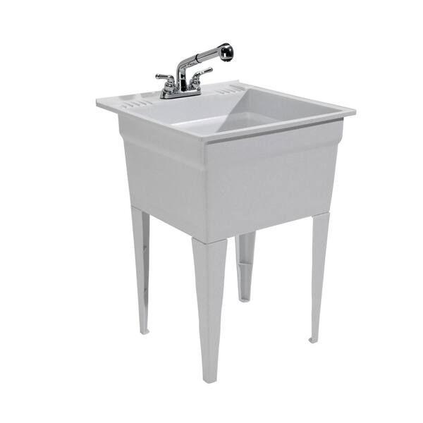 Cashel Heavy-Duty Sink 23.75 in. W x 24.75 in. D x 32.5 in. H ...