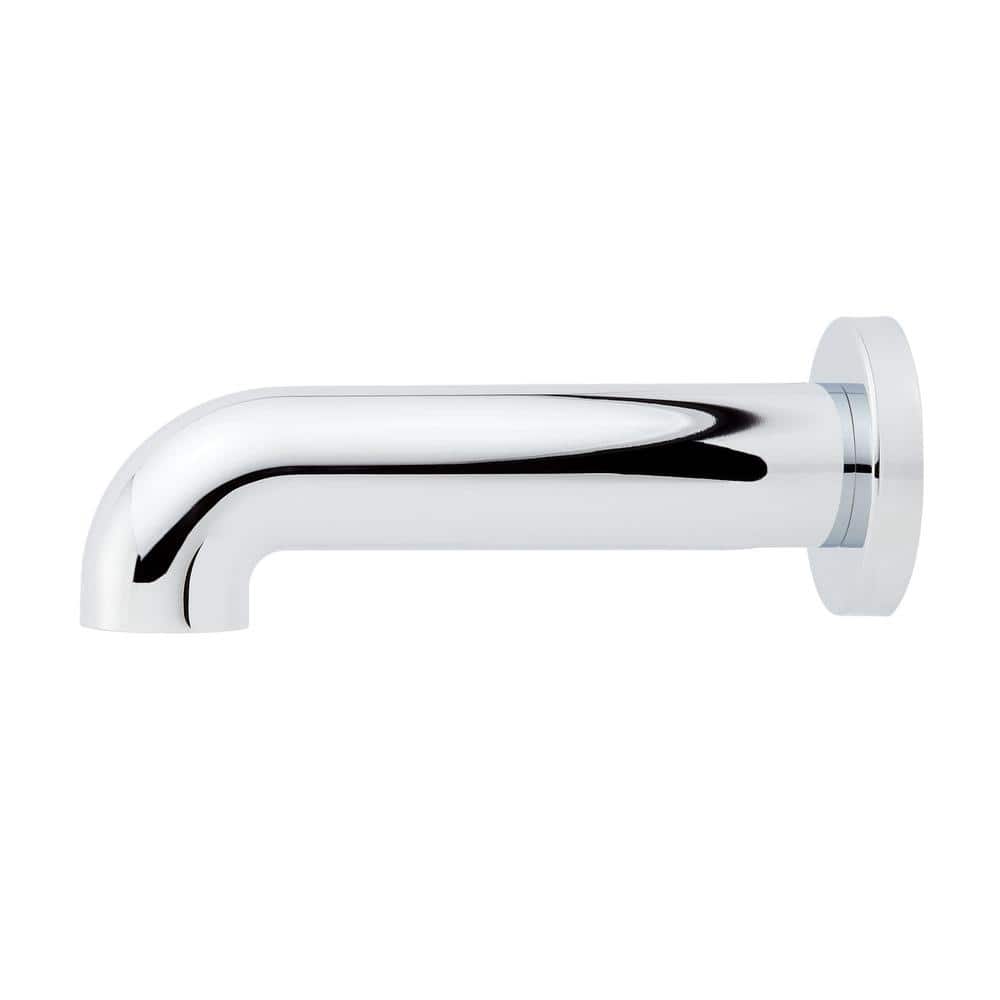 Lexia 6-7/8" Chrome Wall Mounted Tub Spout