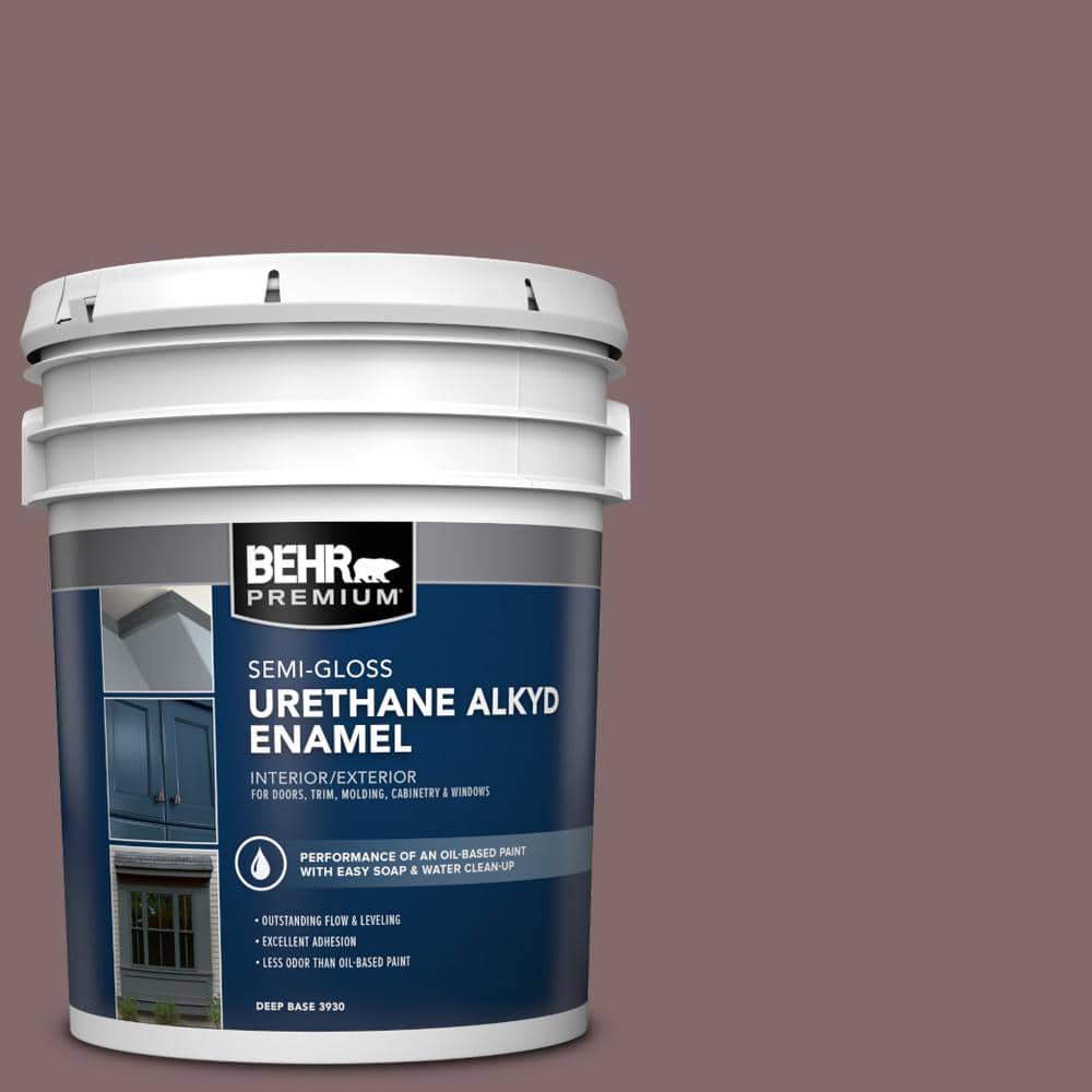 5 gal. #N120-6 Raisin in the Sun Urethane Alkyd Semi-Gloss Enamel Interior/Exterior Paint price history on PriceWatchPro