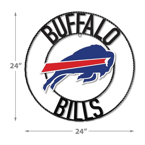 Buffalo Bills 24' Wrought Iron Wall Art