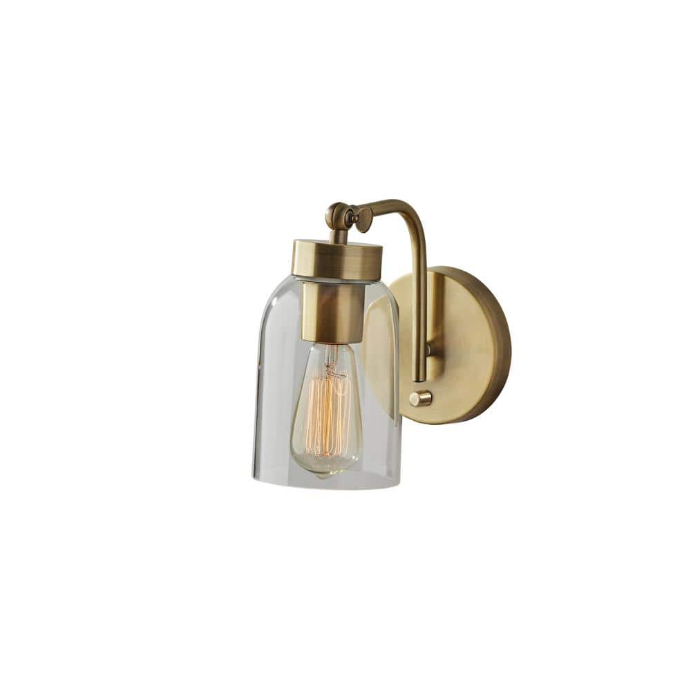 Bristol 9 in. Antique Brass Table Lamp