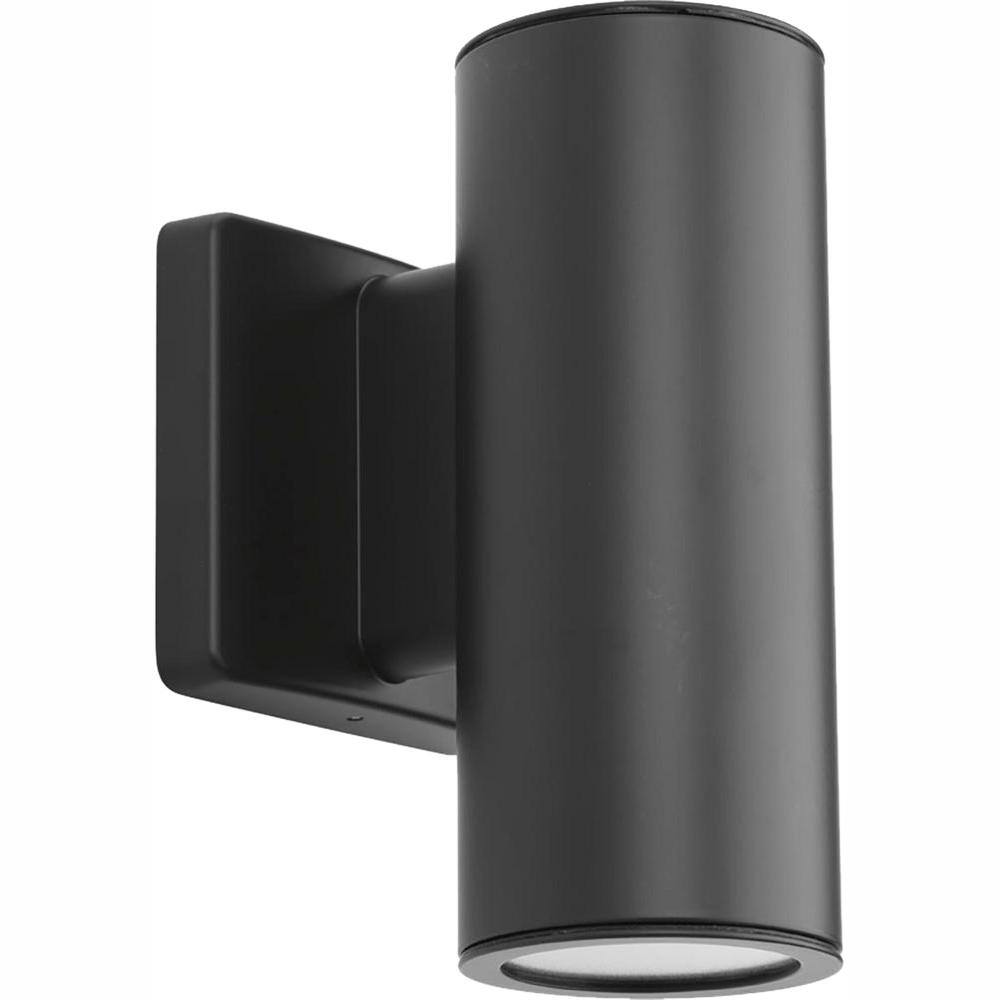 Progress Lighting Cylinders Collection 3″t Graphite LED Modern Outdoor Small Up/Down Wall Lantern Light P563001-143-30K Sansujyuku sansujyuku.com
