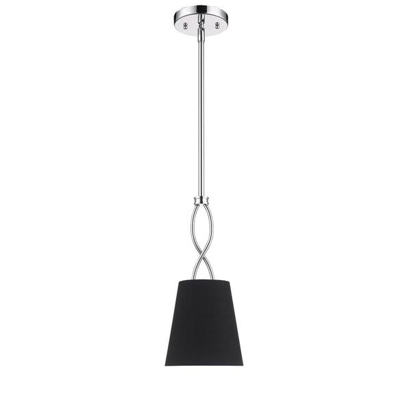 Unbranded Leyden Collection 1-Light Chrome Mini Pendant