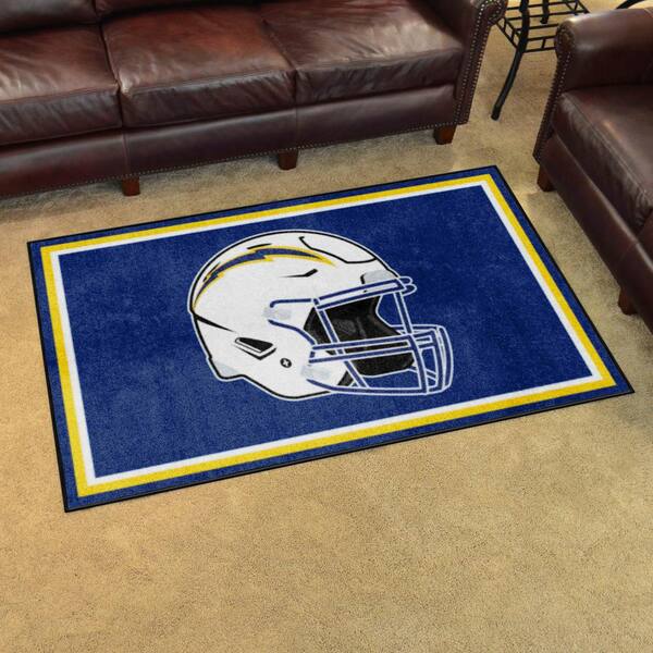 FANMATS Los Angeles Chargers Navy 3 ft. x 4 ft. All-Star Area Rug 38096 -  The Home Depot