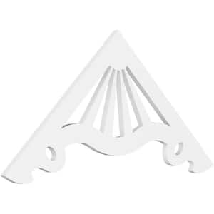 1 in. x 48 in. x 22 in. (11/12) Pitch Marshall Gable Pediment Architectural Grade PVC Moulding