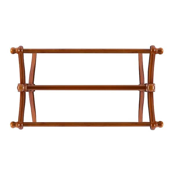 Oak discount blanket rack