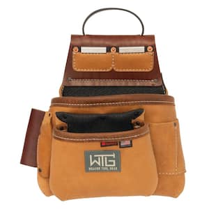 Leather Super Framer Right Pouch Brown