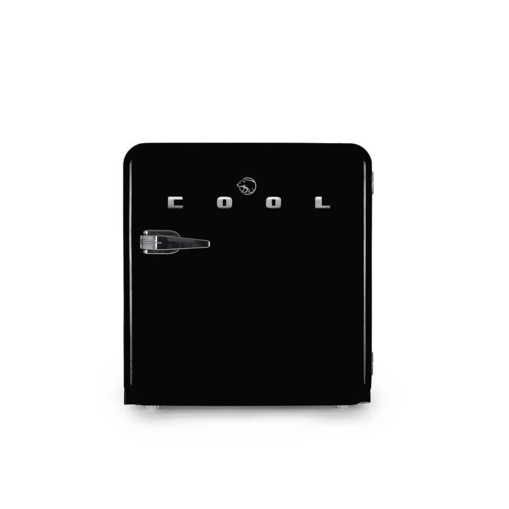 Commercial Cool 1.6 cu. ft. Retro Mini Fridge in Black with Freezer ...