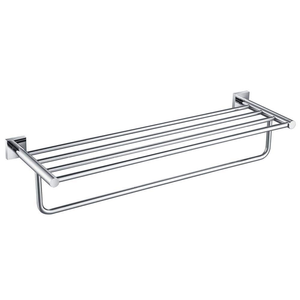 Bathroom Shelf with Towel Hooks – KBNDecor