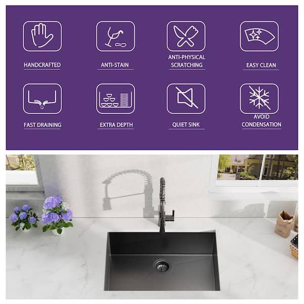 SUYA EEN ANDRO TAKIANG INC 27 in. Undermount Single Bowl Stainless