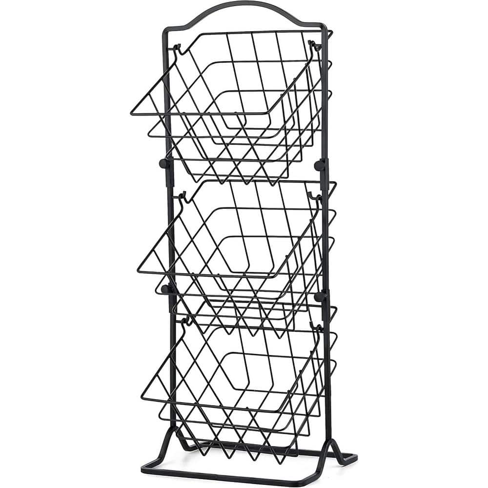 ★ Akari ★ WALLABY BASKET STAND Black WALLABY BASKET STAND Black｜その他インテリアアクセサリ｜IDEE