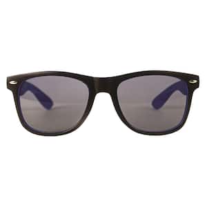 Black and Blue Retro Sunglasses