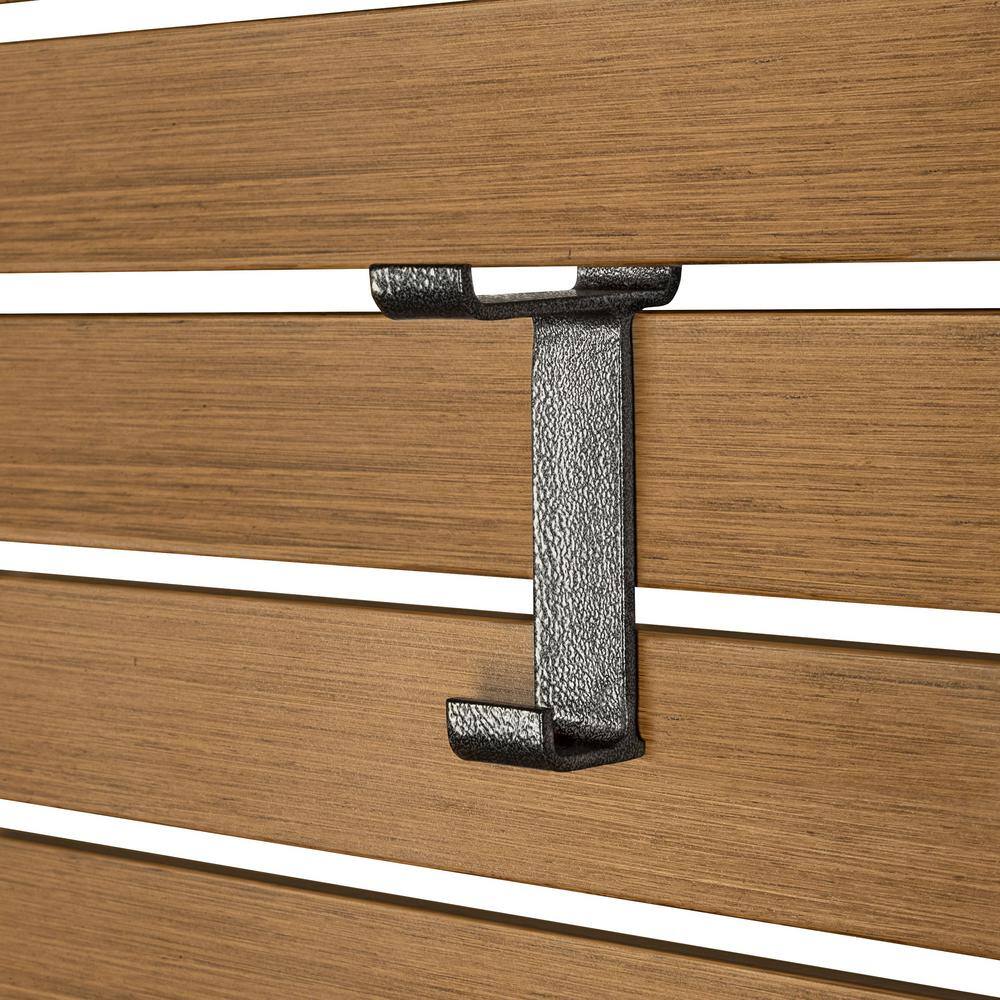 Privadesa 4 x 6 ft. Aluminum Privacy Screen with Wood Effect Finish
