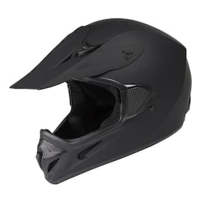 Z7 MX Adult Large Matte Black Motorcycle Helmet