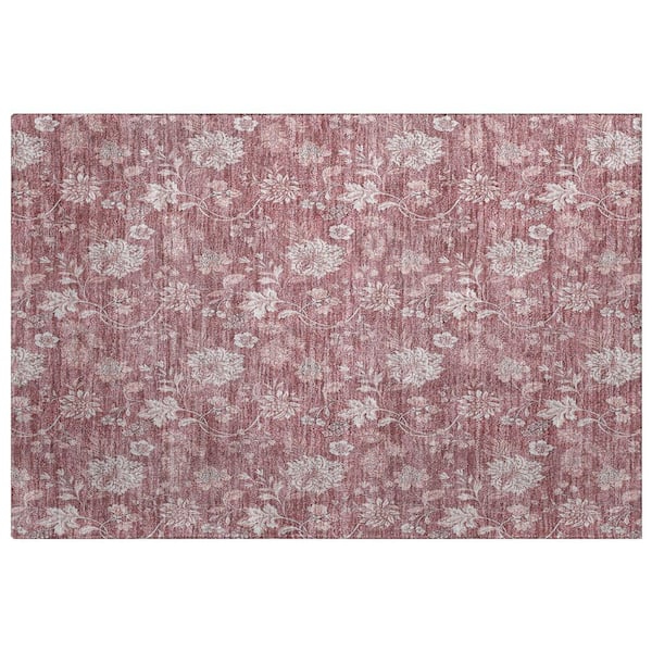 Dream Shag Premium Machine Washable Abstract ADS681 Blush 2 ft. x 3 ft. Accent Rug