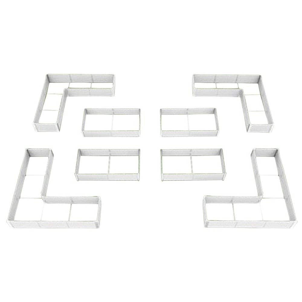 Geometric Metal Raised Garden Beds-Set of 8 for Efficient and Stylish Garde