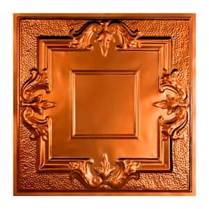 Niagara 2 ft. x 2 ft. Lay-in Tin Ceiling Tile in Copper (20 sq. ft. / case of 5)