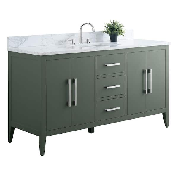 Vanity Art 60 in. W x 22 in. D x 34 in. H Single Sink