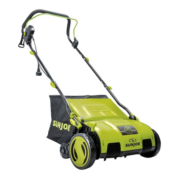 Sun Joe 15 in. 13 Amp Electric Lawn Dethatcher with Collection Bag