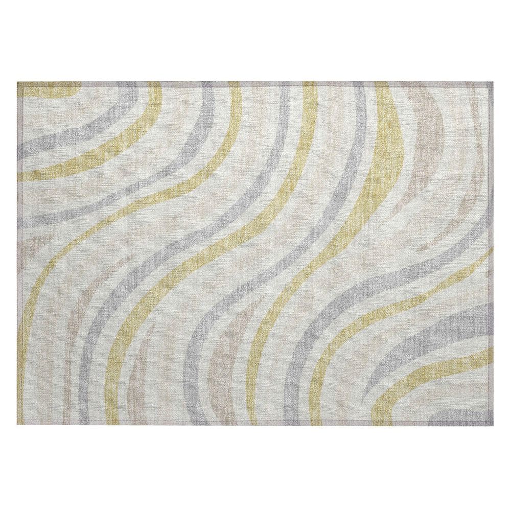 Chantille Machine Washable Indoor/Outdoor Abstract ACN2490 Ivory 2 ft. x 3 ft. Area Rug price history on PriceWatchPro