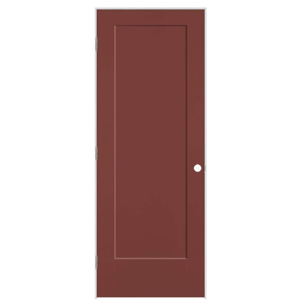 30 in. x 80 in. 1-Panel Lincoln Park Right-Hand Hollow Core Red Bluff Molded Composite Single Prehung Interior Door price history on PriceWatchPro