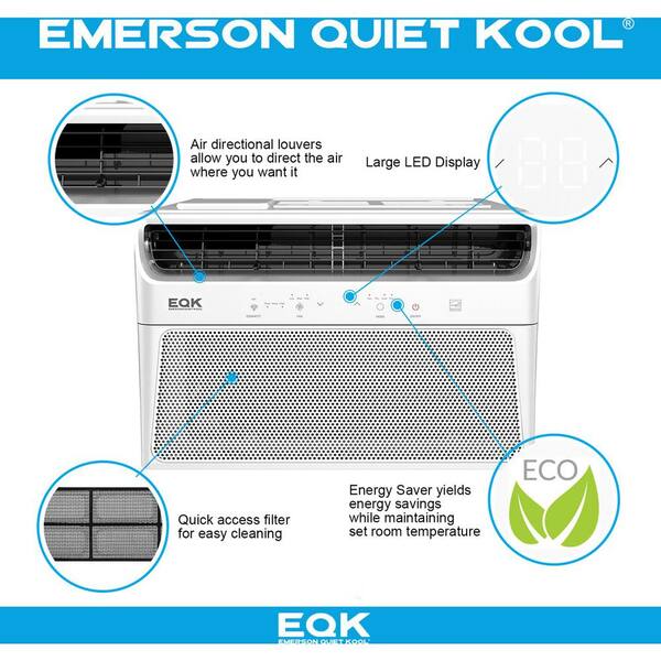 emerson quiet kool portable air conditioner remote control reviews