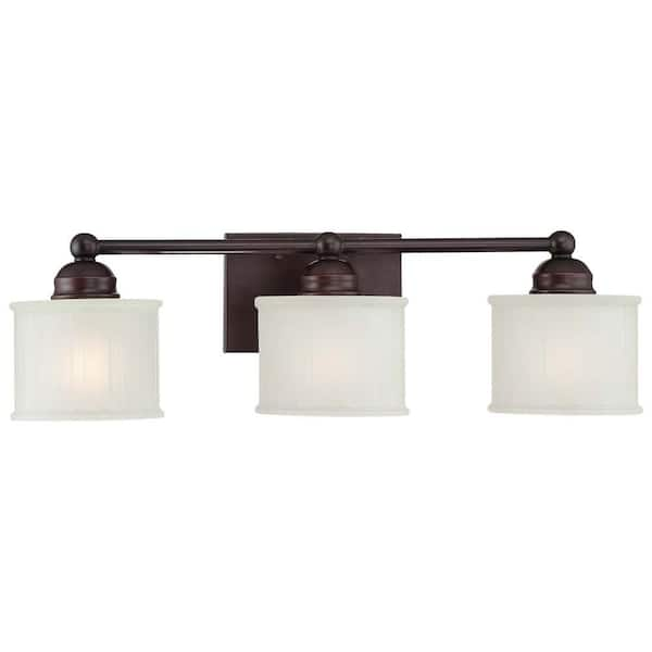 Minka Lavery 1730 Series 3-Light Lathan Bronze Bath Light