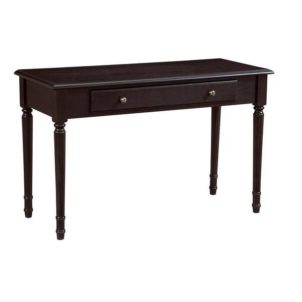 Renovations by Thomasville 1-Drawer Engineered Wood Writing Desk in Midnight Black