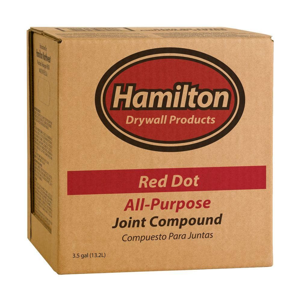 Compound Powder Label Hamilton Drywall Products 3.5 Gal. Red Dot All-Purpose Pre-Mixed Joint ...