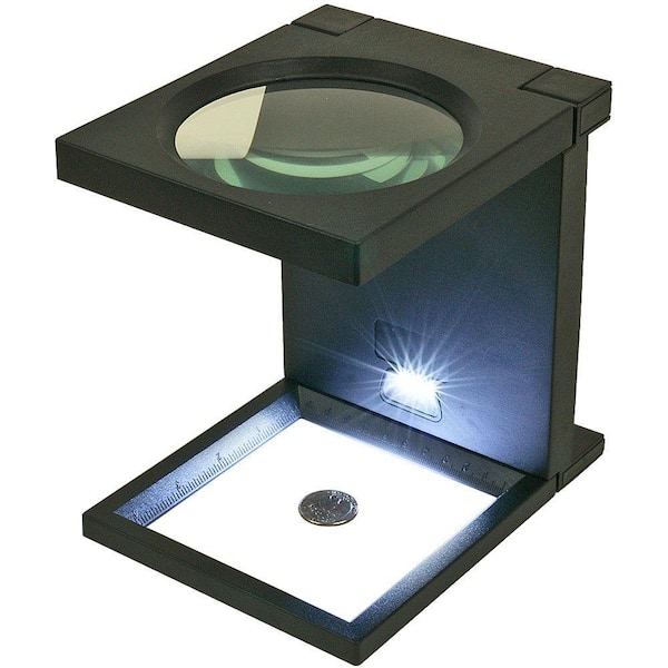 Stalwart Foldable Magnifier with 3 LED Lights