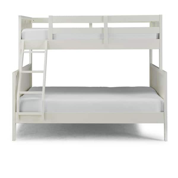 White Twin Over Full Bunk Bed 5530, Madyson Twin Over Full Bunk Bed With Storage