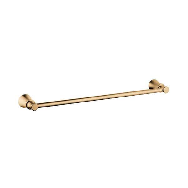 Joleena 4 in. Wall Mounted Towel Bar, 24 in. Brushed Bronze