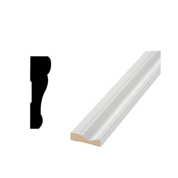 Woodgrain Millwork 0.625 in. D 2.5 in. W Wood Primed Finger-Jointed Door and Window Casing