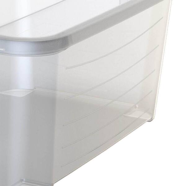 Life Story 14 Quart Plastic Stackable Storage Box Container (6