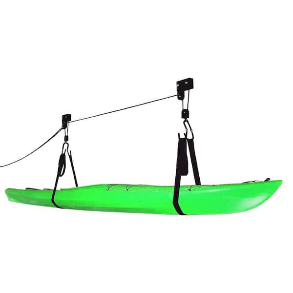 Details about   Boat Bike Lift Pulley System Garage Ceiling Storage Rack for Kayak Hoist Canoe 