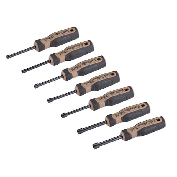 SPEC OPS Metric Nut Driver Set, Hollow Shaft, 40% More Torque