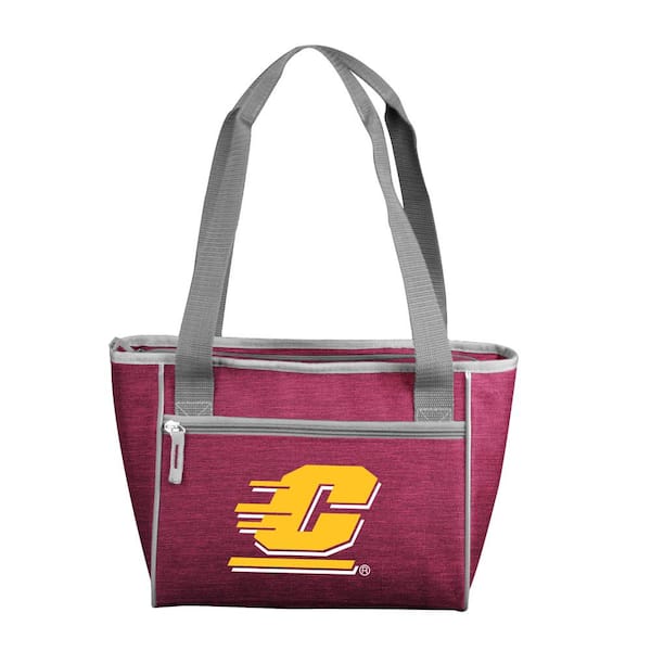logobrands Central Michigan Crosshatch 16 Can Cooler Tote