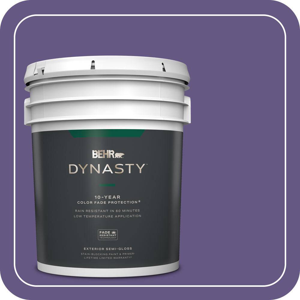 5 gal. #640B-7 Berry Jam Semi-Gloss Exterior Stain-Blocking Paint & Primer price history on PriceWatchPro