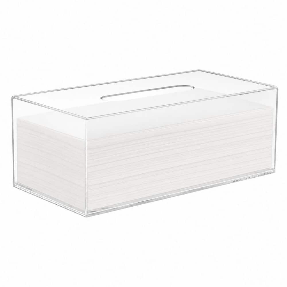 Clear Rectangular Acrylic Tissue Box Holder with Magnetic Bottom for Bathroom Car Office Table Storage Organizer price history on PriceWatchPro