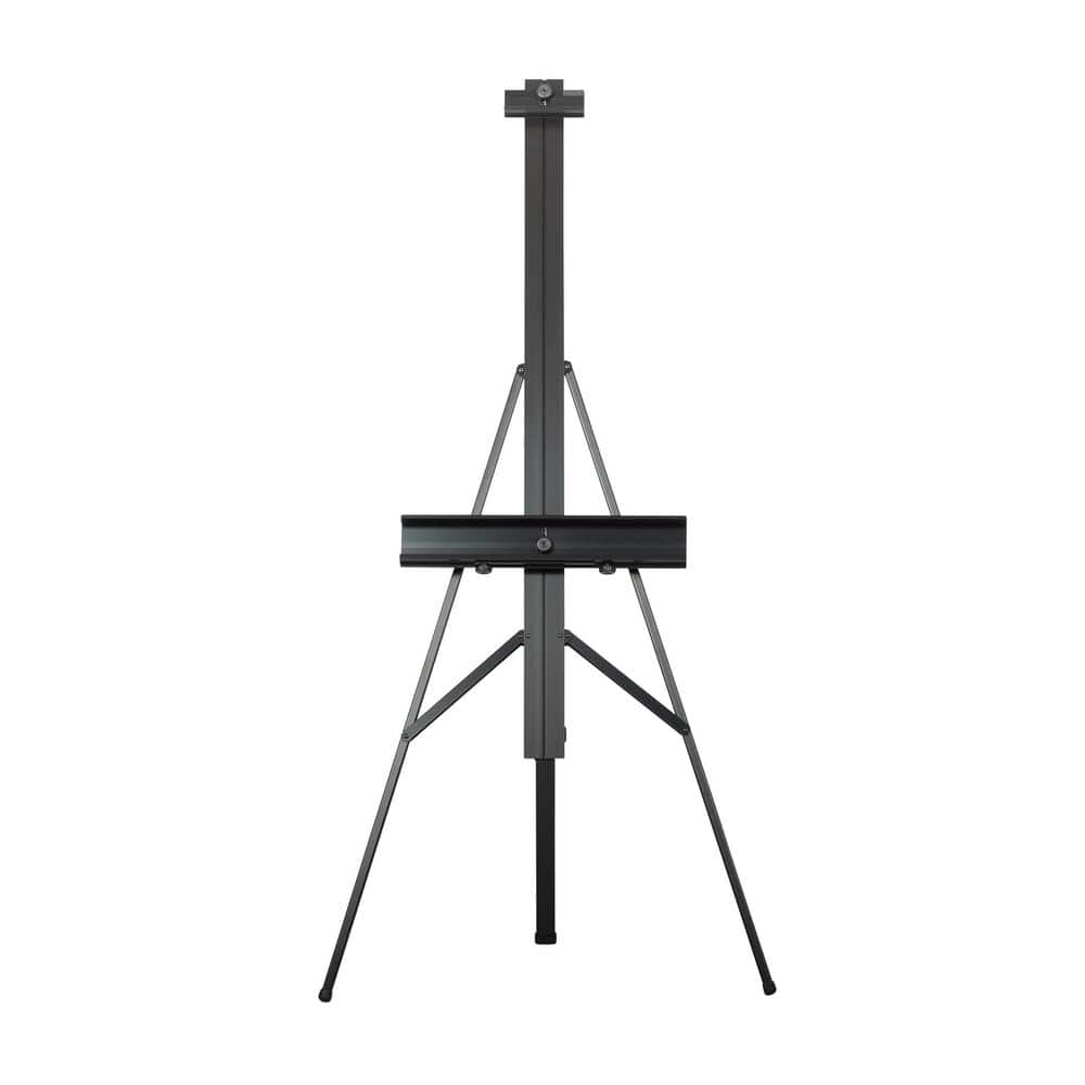 Black Adjustable Aluminum Studio Easel