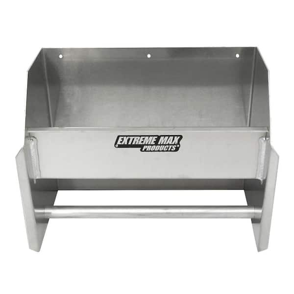 Extreme Max Aluminum Trash Can Holder for Race Trailer, Garage