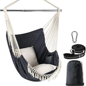 Outerman Hammock Chair, Hanging Chair with 3 Cushions and Foot Rest  Support, Durable Metal Spreader Bar Max 500Lbs, Swing Chair for Bedroom,  Indoor & Outdoor, Patio, Porch or Tree（Khaki） - Yahoo Shopping