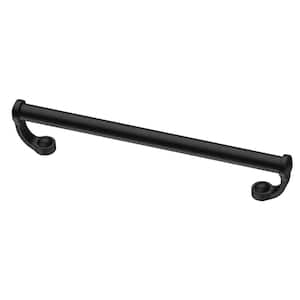 Rustic Farmhouse 6-5/16 in. (160mm) Center-to-Center Matte Black Drawer Pull