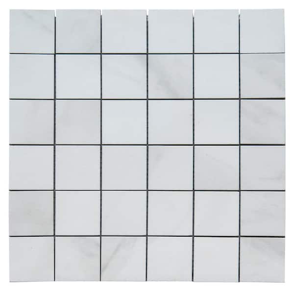 MSI Kolasus White 12 in. x 12 in. Matte Porcelain Floor and Wall Tile (1 sq. ft./Each)