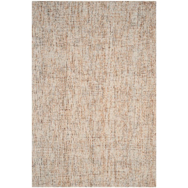 SAFAVIEH Abstract Beige/Rust 5 ft. x 8 ft. Solid Area Rug