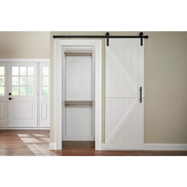 Everbilt Genevieve 2 ft. Gray Adjustable Closet Organizer Long Hanging Rod