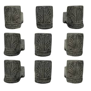 3.5 in. x 2.5 in. Composite Pot Feet in Special Aged Granite (3-Sets of 3)