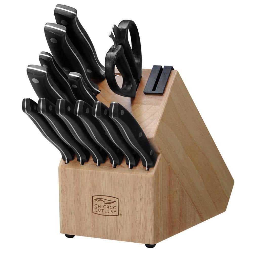 Review: Chicago Cutlery 18-Piece Knife set with Sharpener: Seeds Review 